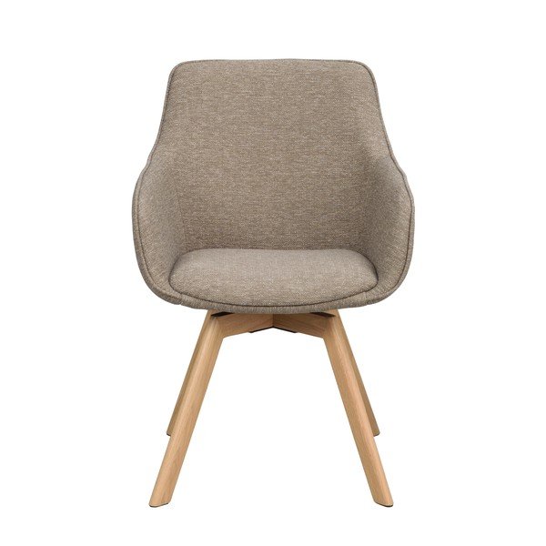 Бежови тапицирани трапезни столове в комплект 2 бр. Alison – Rowico-image-3