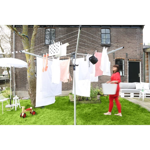 Градинска сушилня за дрехи в сребрист цвят 50 m Lift-o-Matic Advance – Brabantia-image-3