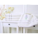 Хавлиена кърпа в цвят крем и лавандула 50x90 cm - B.E.S.