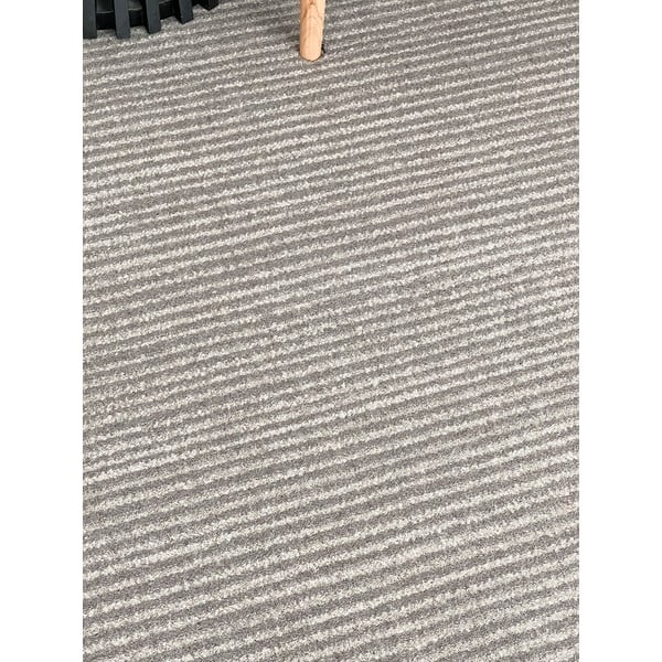 Сив вълнен килим 160x240 cm Calisia M Ribs – Agnella-image-2