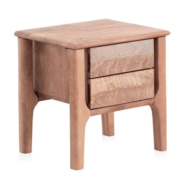 Нощно шкафче от мангово дърво в естествен цвят Bella - Geese-image-2