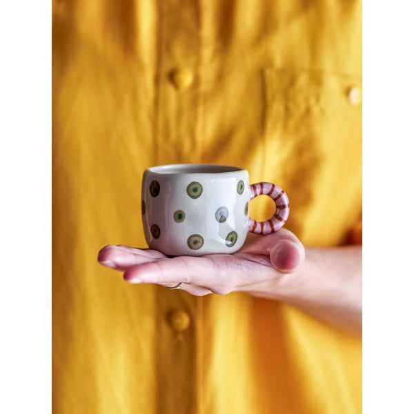 Зелена глинена чаша за еспресо 115 ml Nini – Bloomingville-image-1