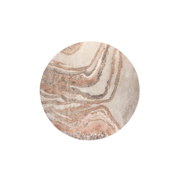 Розово-кремав кръгъл килим ø 200 cm Solar - Zuiver