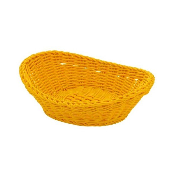 Košík Ovaler Yellow, 23,5x16x6,5 cm