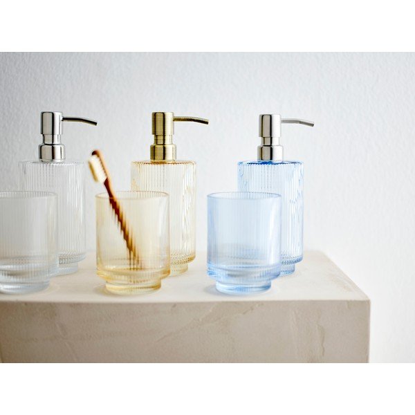 Синя стъклена чаша за четки за зъби Clarity - Södahl-image-1