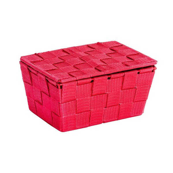 Červený košík s víkem Wenko Adria-image-2