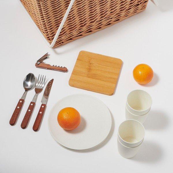 Кошница за пикник , 48 x 28 cm Natural - Sunnylife-image-1