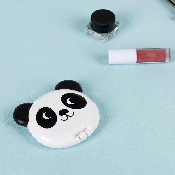Козметично увеличително огледало 8x7 cm Miko the Panda – Rex London-image-1