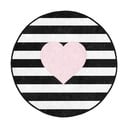 Черно-бял детски килим ø 80 cm Comfort – Mila Home