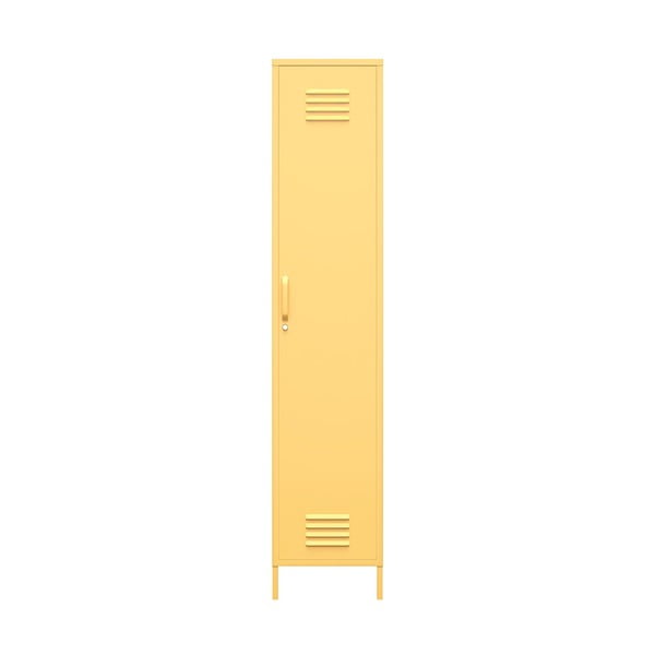 Жълт метален шкаф , 38 x 185 cm Cache - Novogratz