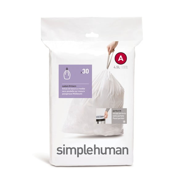 Торби за боклук 30 бр. 4,5 l A – simplehuman