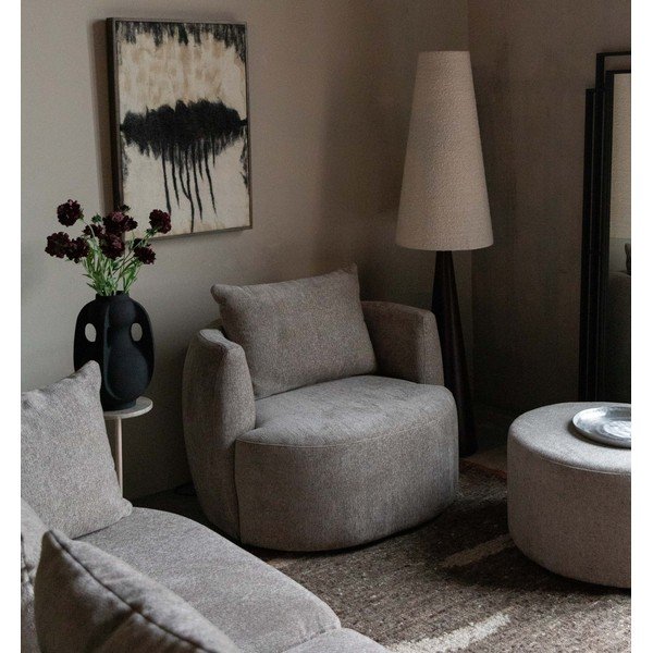 Светлокафяво кресло Rocca – Dutchbone-image-3