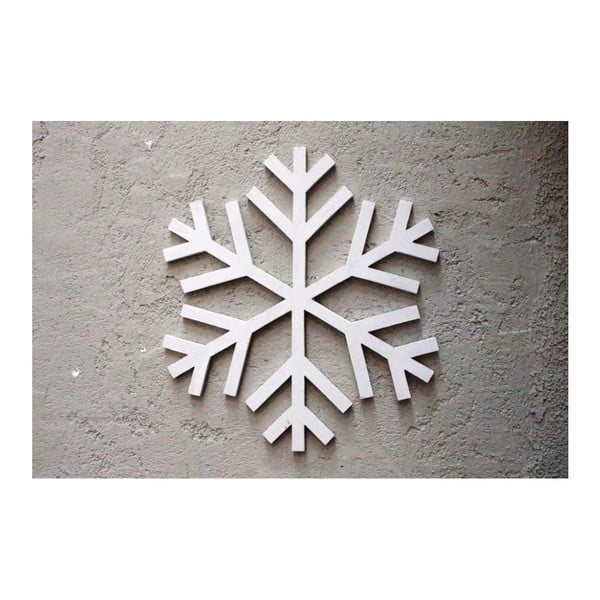 Коледна декорация за стена Snow Flake, 38 x 1,8 x 38 cm - Unknown