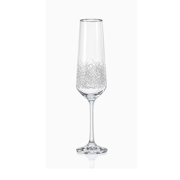 Комплект от 6 чаши за шампанско Frost, 200 ml Sandra - Crystalex