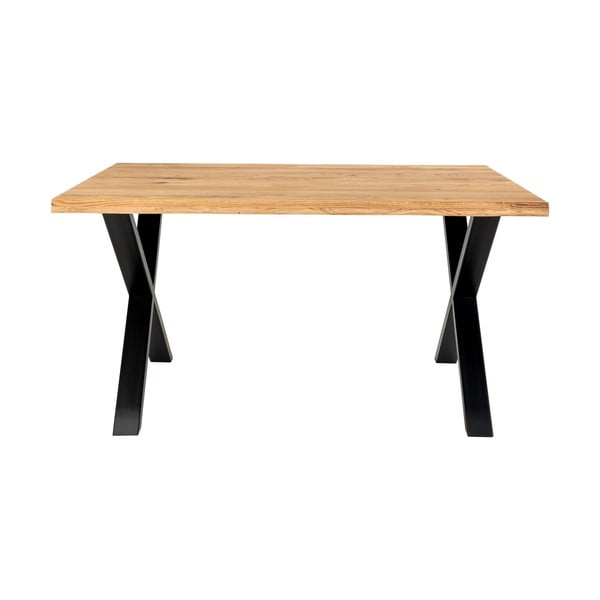 Трапезна маса с плот от масивен дъб , 140 x 95 cm Toulon - House Nordic-image-3