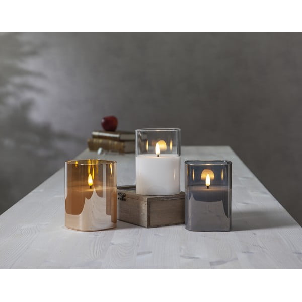 LED свещ на батерии (височина 12,5 cm) Flamme – Star Trading-image-2