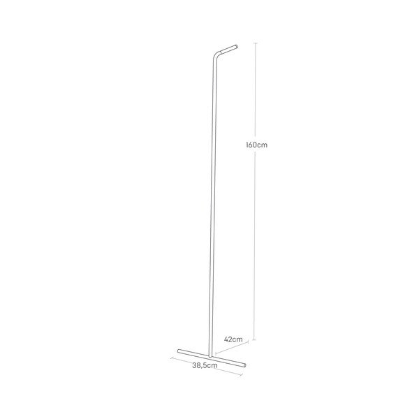 Бял метален стенен стелаж за дрехи Tower - YAMAZAKI-image-3
