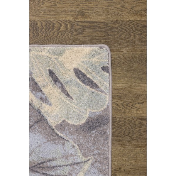 Кремаво-сив вълнен килим 160x240 cm Plants - Agnella-image-3