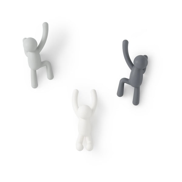 Пластмасови куки за стена в комплект от 3 броя  Buddy - Umbra