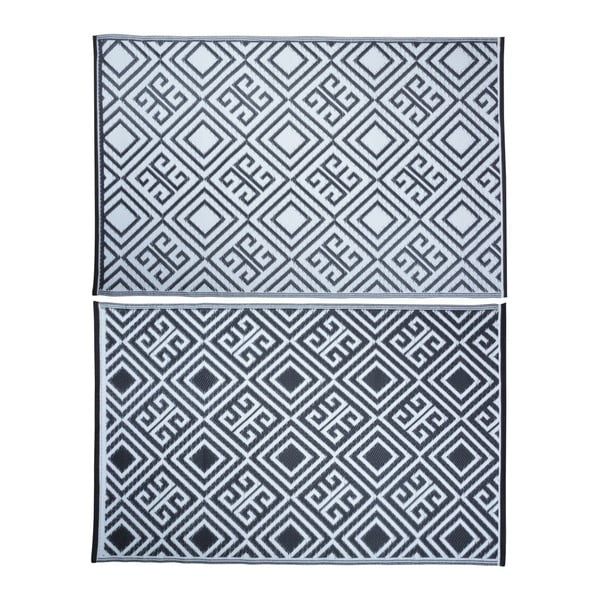 Oboustranný venkovní koberec Esschert Design Geometrical, 119 x 186 cm