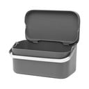 Тъмносив контейнер за компостируеми отпадъци 1,8 l SinkSide – Brabantia