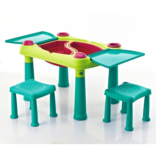 Комплект детска маса за игра и 2 стола Creative - Curver