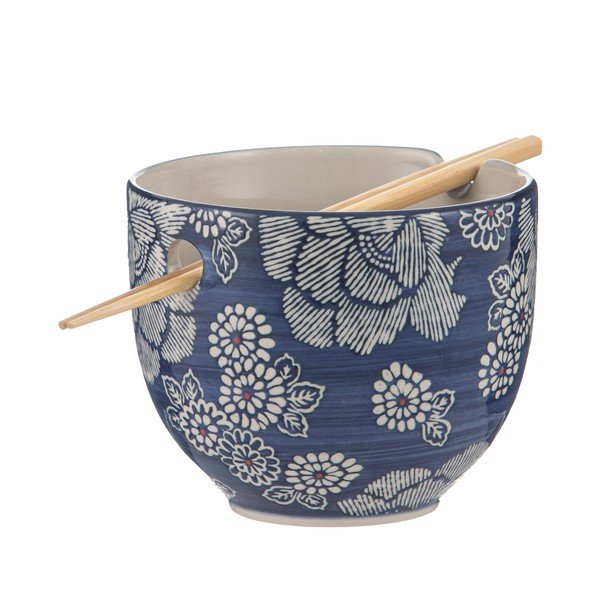 Тъмносиня глинена купа ø 14,5 cm Nara – Ladelle