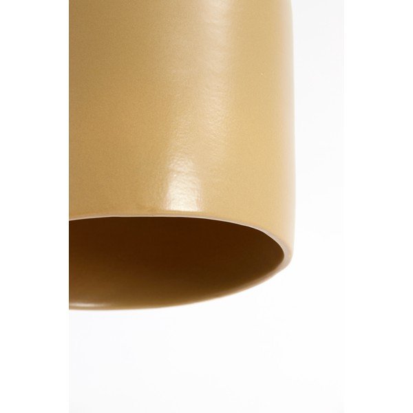 Кафява лампа за таван с керамичен абажур ø 18 cm Dena - Light & Living-image-4