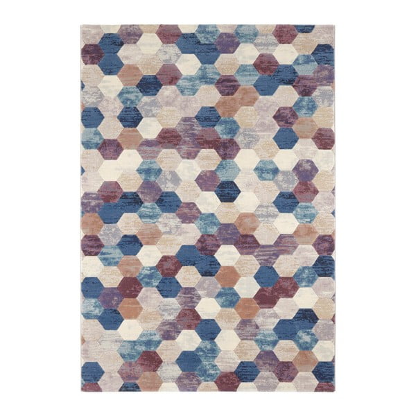 Син и лилав килим Arty Manosque, 200 x 290 cm - Elle Decoration