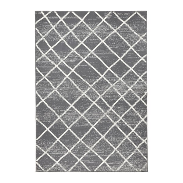 Тъмно сив килим , 200 x 290 cm Rhombe - Zala Living