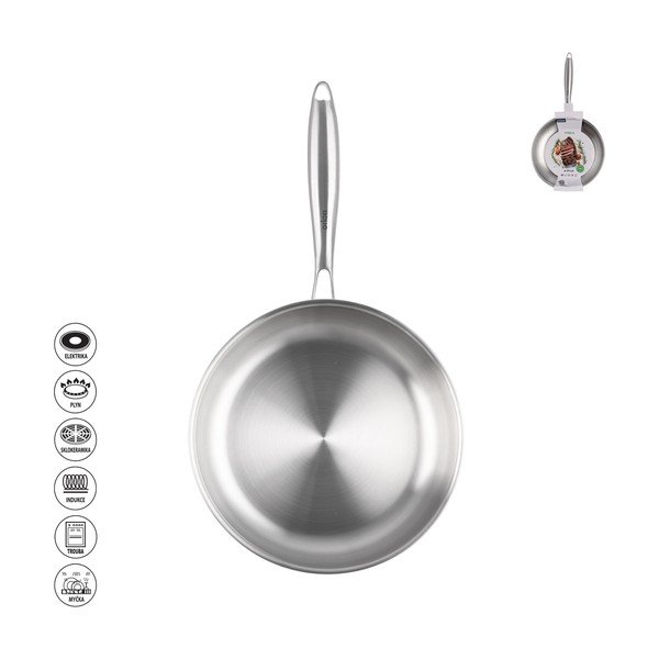 Тиган от неръждаема стомана ø 24 cm Steela – Orion-image-3