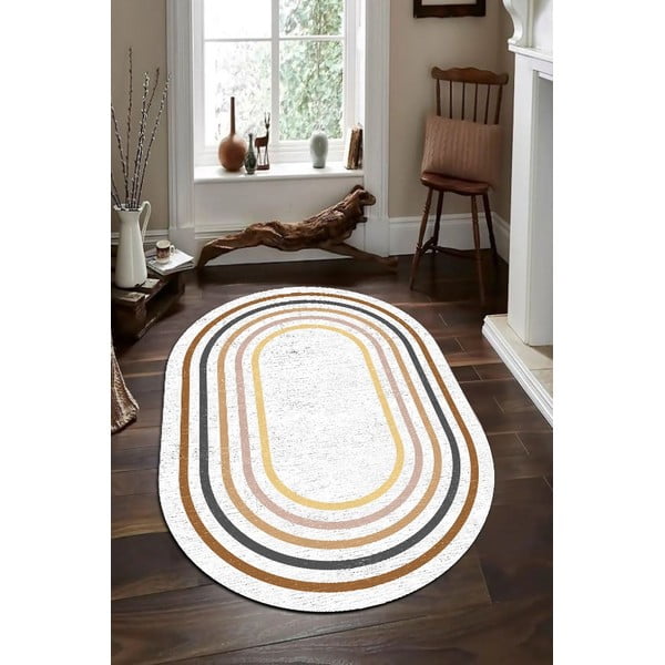 Бял килим 80x200 cm - Rizzoli-image-1