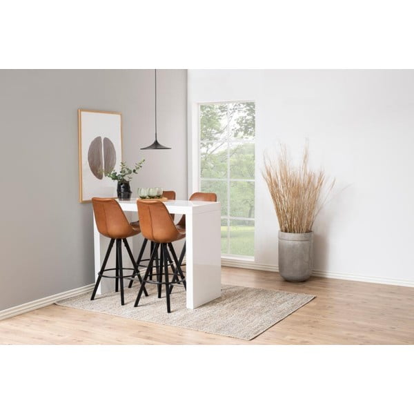 Bílý barový stolek Actona Block-image-1