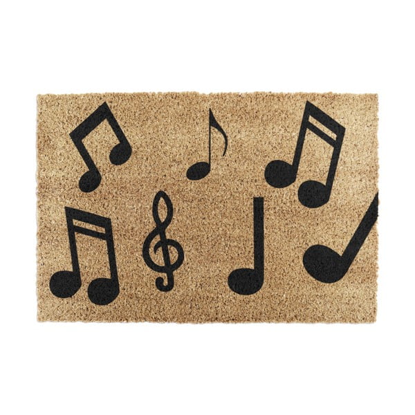 Изтривалка от кокосови влакна 40x60 cm Music Notes – Artsy Doormats