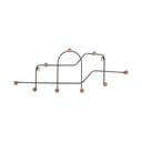 Сива метална стенна закачалка 71 cm Maze – PT LIVING