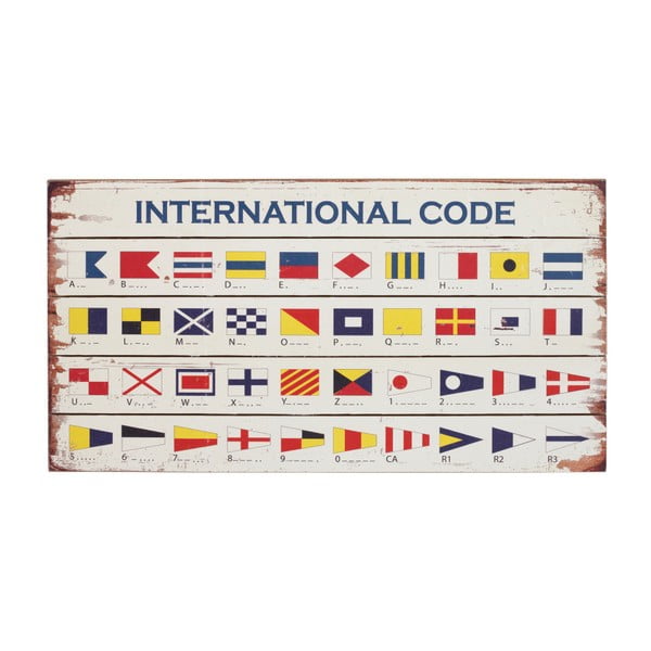 Dřevěná cedule Artesania Esteban Ferrer International Code