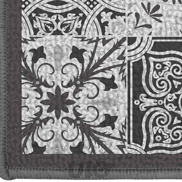 Сив килим подходящ за пране 40x60 cm Persane – douceur d'intérieur-image-1