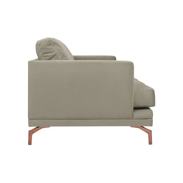 Béžová trojmístná pohovka s podnožím ve zlaté barvě Windsor & Co Sofas Jupiter-image-2