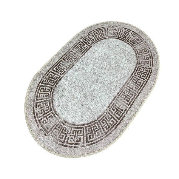 Светлокафяв килим за баня 70x120 cm Arturo – Foutastic