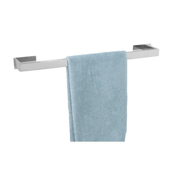 Самозалепваща поставка за кърпи от неръждаема стомана в лъскаво сребристо Genova – Wenko-image-4