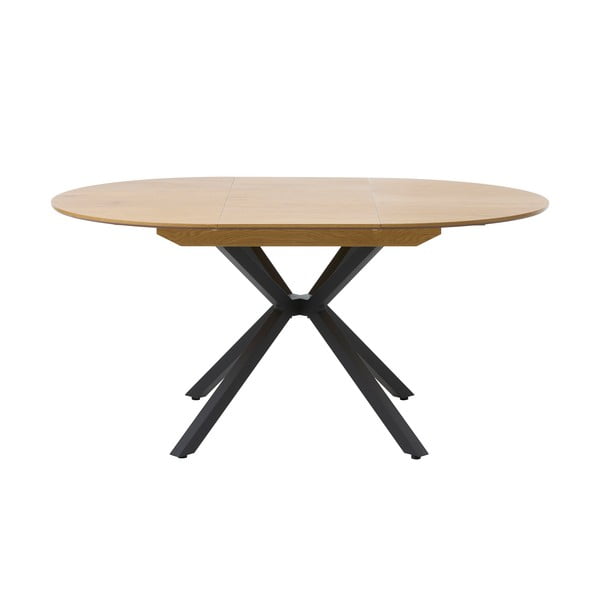 Кръгла сгъваема трапезна маса с допълнителна плоча ø 120 cm Cesura – Unique Furniture-image-1
