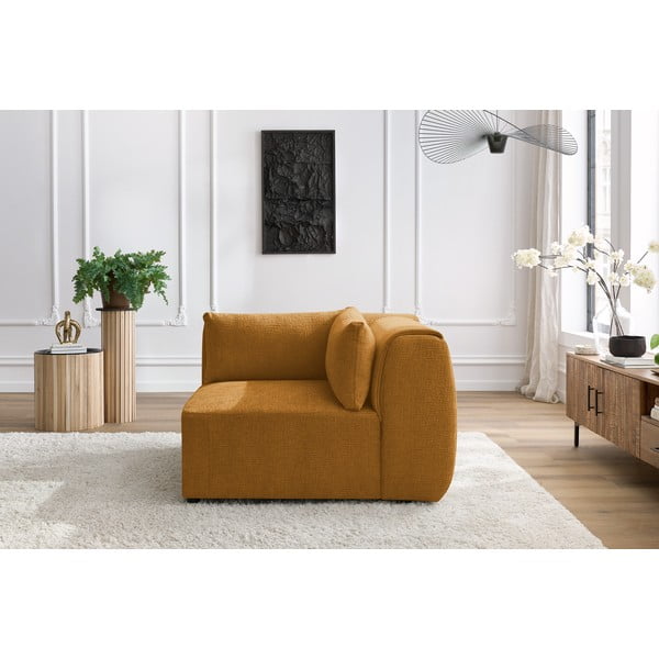 Модулен диван в цвят горчица Jeanne – Bobochic Paris-image-1