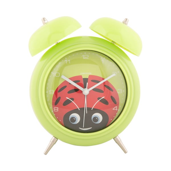 Детски будилник ø 15 cm Peekaboo Ladybug – Karlsson