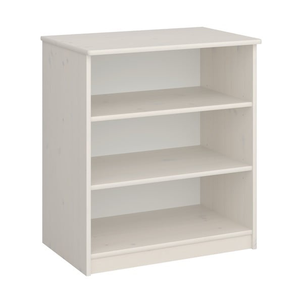 Бял детски шкаф за книги от борова дървесина 64x72 cm Memphis - Tvilum-image-1