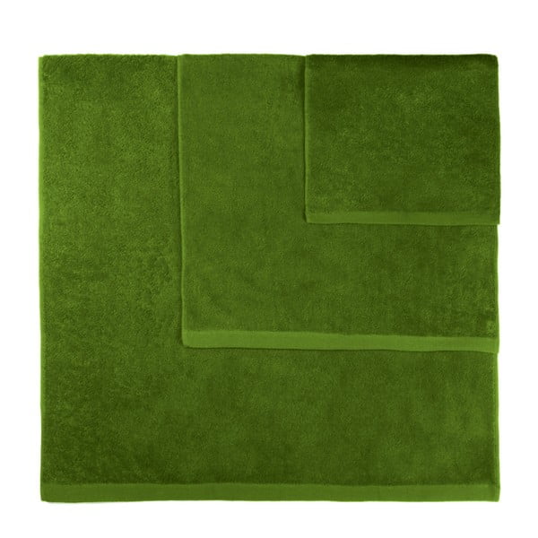 Sada 3 zelených ručníků Artex Alfa