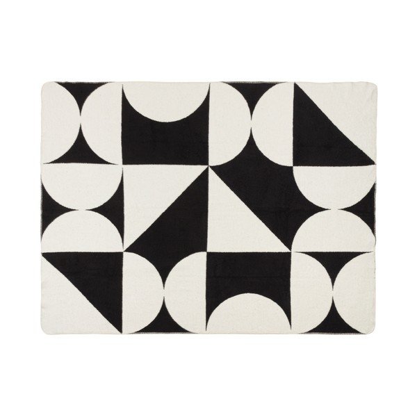 Черно/кремаво одеяло 150x200 cm Tul – noo.ma