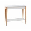 Бяла конзолна маса, широчина 85 cm Mimo - Ragaba