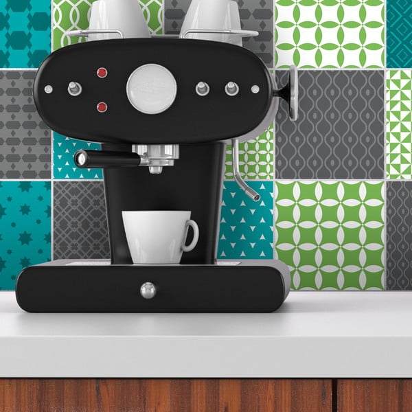 Комплект от 15 декоративни стикера за стена , 15 x 15 cm Sofia - Ambiance-image-3