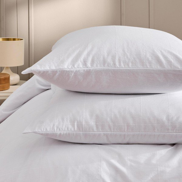 Бяло двойно удължено спално бельо 240x220 cm Linella – douceur d'intérieur-image-3