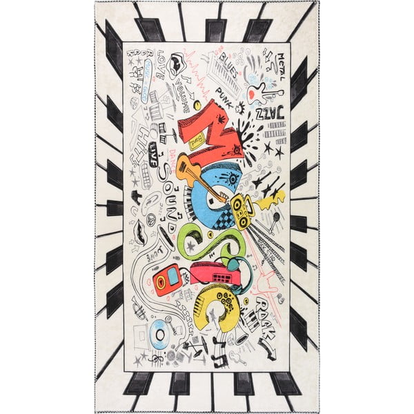 Детски килим подходящ за пране 100x160 cm Musical – Vitaus